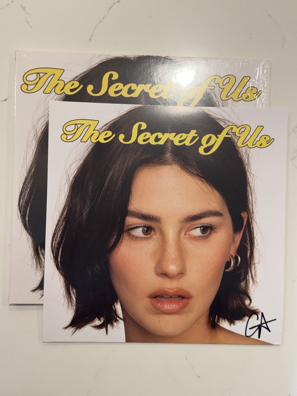 Gracie Abrams The Secret of US Vinyl SIGNED AUTOGRAPHED Limited Yellow Edition#5